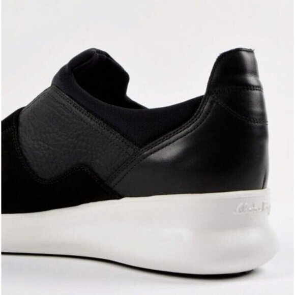 Salvatore Ferragamo Dion Slip On Sneaker Size 43.5 10.5 EE Mens Black $595 - Picture 16 of 16